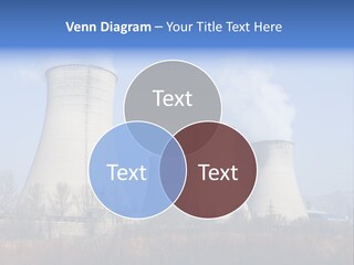 Power Plant In Northern China. PowerPoint Template