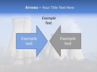 Power Plant In Northern China. PowerPoint Template