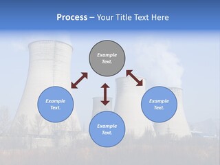 Power Plant In Northern China. PowerPoint Template