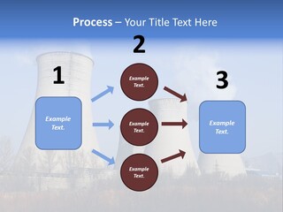 Power Plant In Northern China. PowerPoint Template