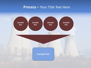 Power Plant In Northern China. PowerPoint Template