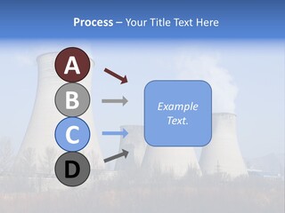 Power Plant In Northern China. PowerPoint Template