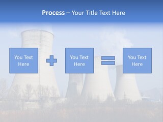 Power Plant In Northern China. PowerPoint Template
