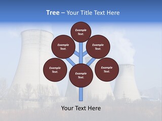 Power Plant In Northern China. PowerPoint Template