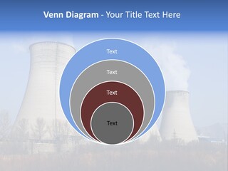 Power Plant In Northern China. PowerPoint Template