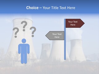 Power Plant In Northern China. PowerPoint Template