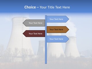 Power Plant In Northern China. PowerPoint Template