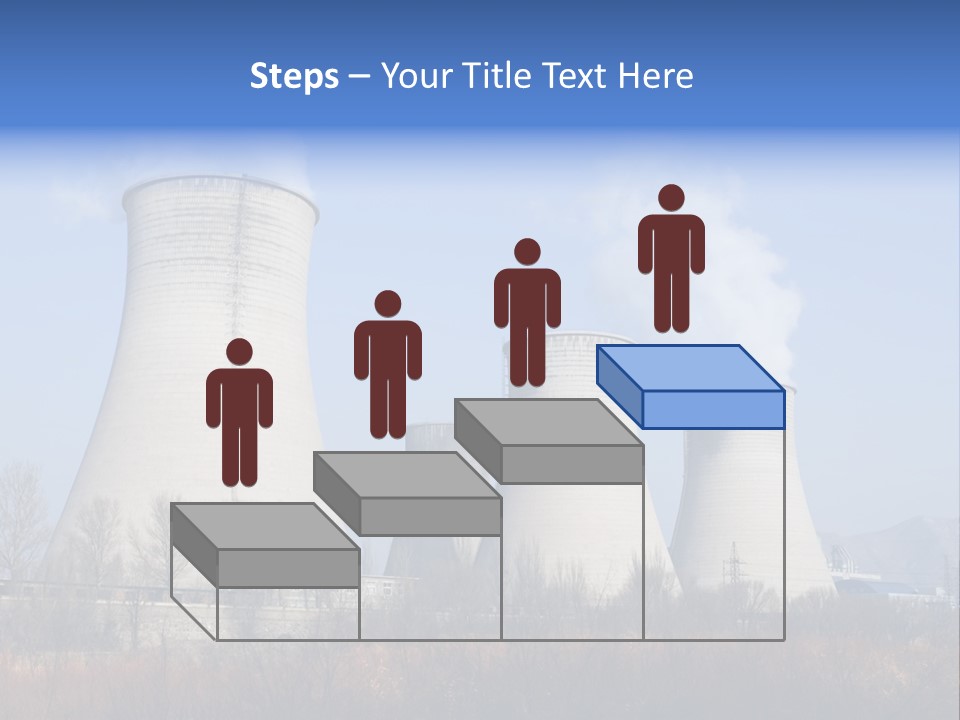 Power Plant In Northern China. PowerPoint Template
