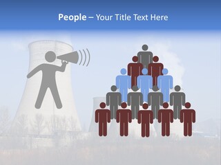 Power Plant In Northern China. PowerPoint Template