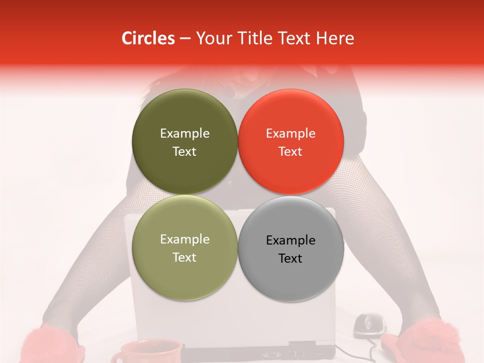 Multi Tasking Woman Balancing Life Work, Domestic Chores And Sensuality. PowerPoint Template