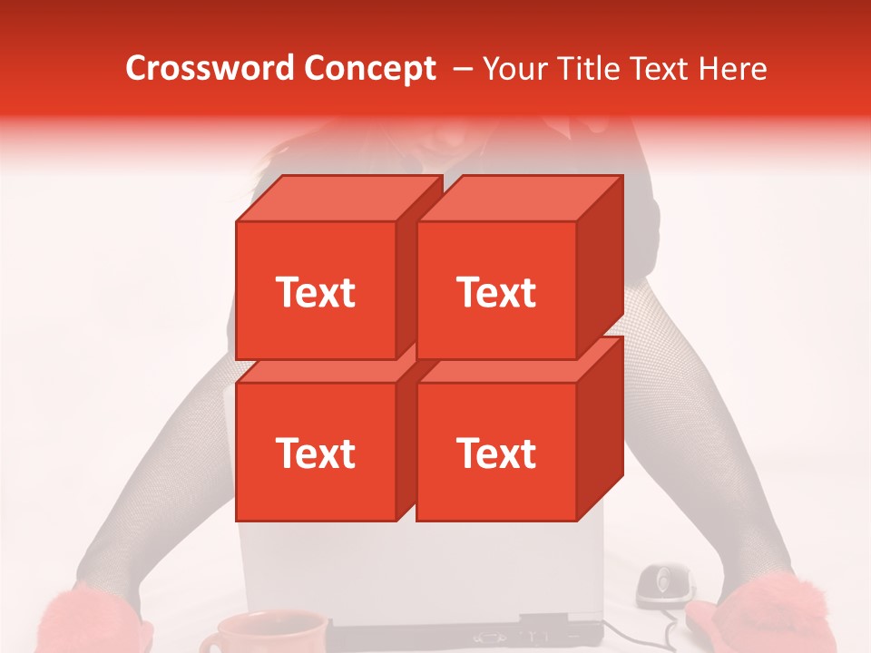 Multi Tasking Woman Balancing Life Work, Domestic Chores And Sensuality. PowerPoint Template