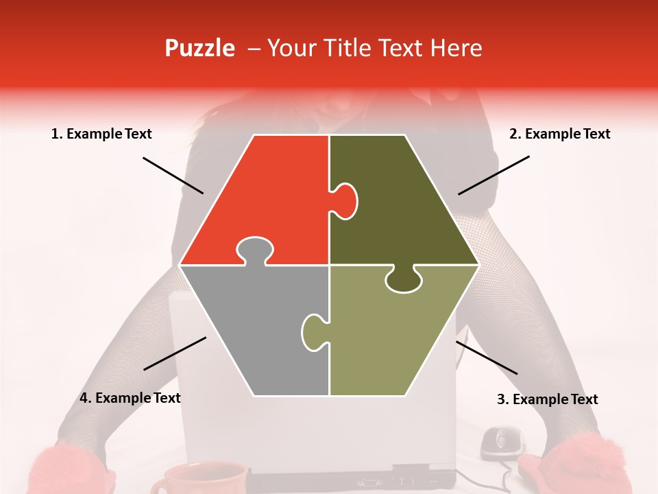 Multi Tasking Woman Balancing Life Work, Domestic Chores And Sensuality. PowerPoint Template