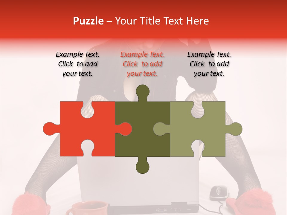 Multi Tasking Woman Balancing Life Work, Domestic Chores And Sensuality. PowerPoint Template