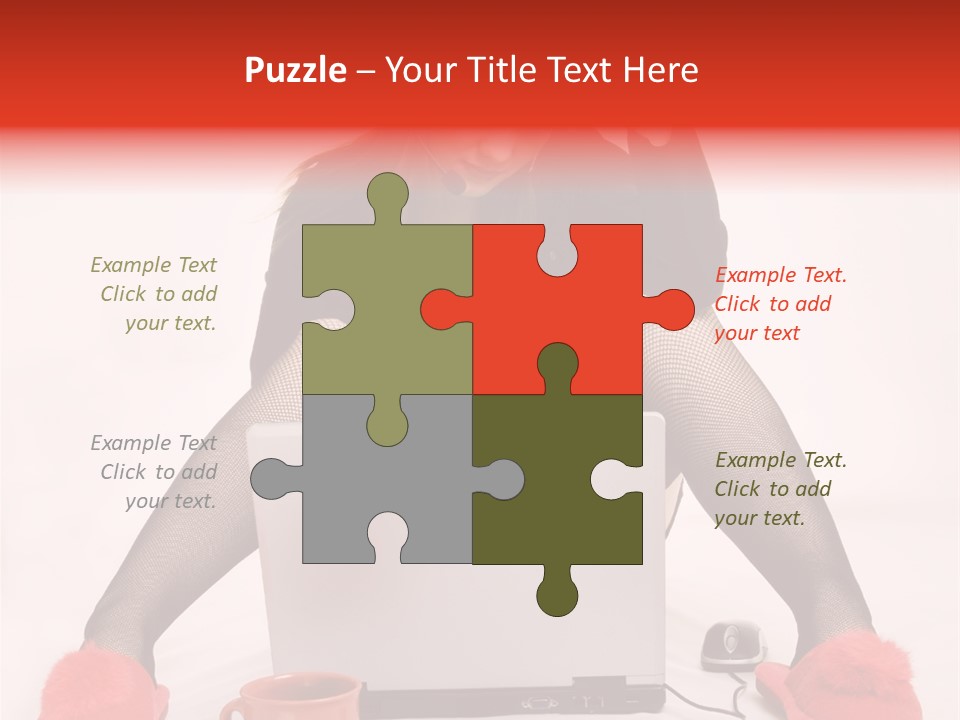 Multi Tasking Woman Balancing Life Work, Domestic Chores And Sensuality. PowerPoint Template