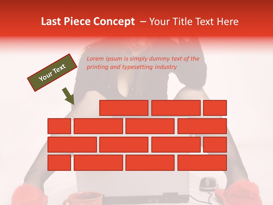 Multi Tasking Woman Balancing Life Work, Domestic Chores And Sensuality. PowerPoint Template