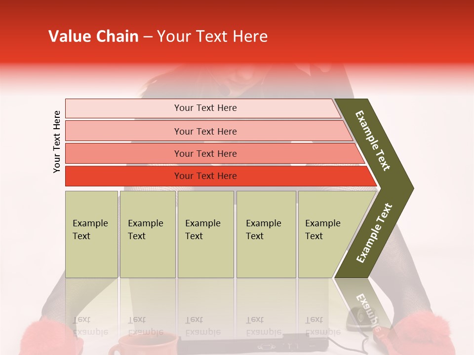 Multi Tasking Woman Balancing Life Work, Domestic Chores And Sensuality. PowerPoint Template