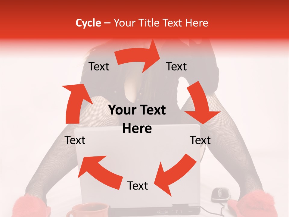 Multi Tasking Woman Balancing Life Work, Domestic Chores And Sensuality. PowerPoint Template