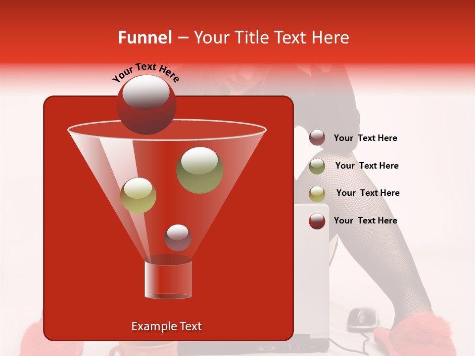 Multi Tasking Woman Balancing Life Work, Domestic Chores And Sensuality. PowerPoint Template