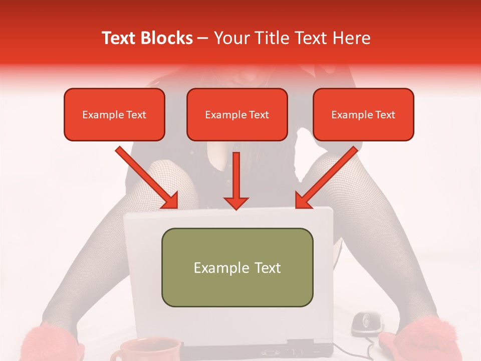 Multi Tasking Woman Balancing Life Work, Domestic Chores And Sensuality. PowerPoint Template