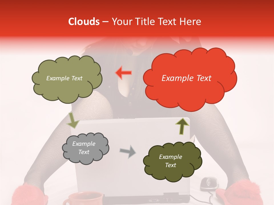 Multi Tasking Woman Balancing Life Work, Domestic Chores And Sensuality. PowerPoint Template