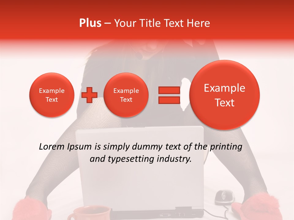 Multi Tasking Woman Balancing Life Work, Domestic Chores And Sensuality. PowerPoint Template