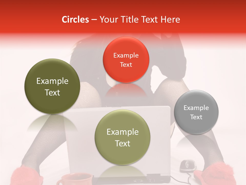 Multi Tasking Woman Balancing Life Work, Domestic Chores And Sensuality. PowerPoint Template