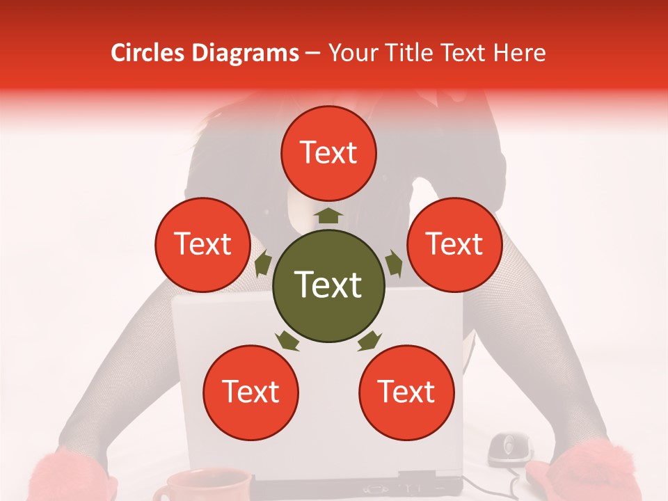 Multi Tasking Woman Balancing Life Work, Domestic Chores And Sensuality. PowerPoint Template