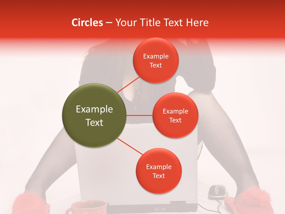 Multi Tasking Woman Balancing Life Work, Domestic Chores And Sensuality. PowerPoint Template