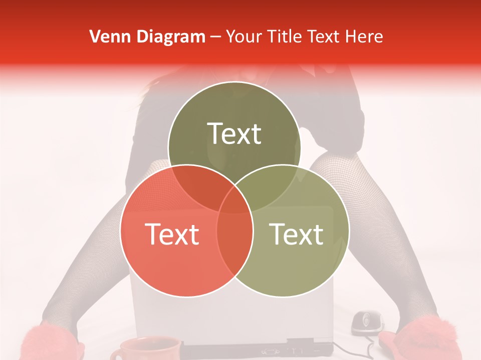 Multi Tasking Woman Balancing Life Work, Domestic Chores And Sensuality. PowerPoint Template