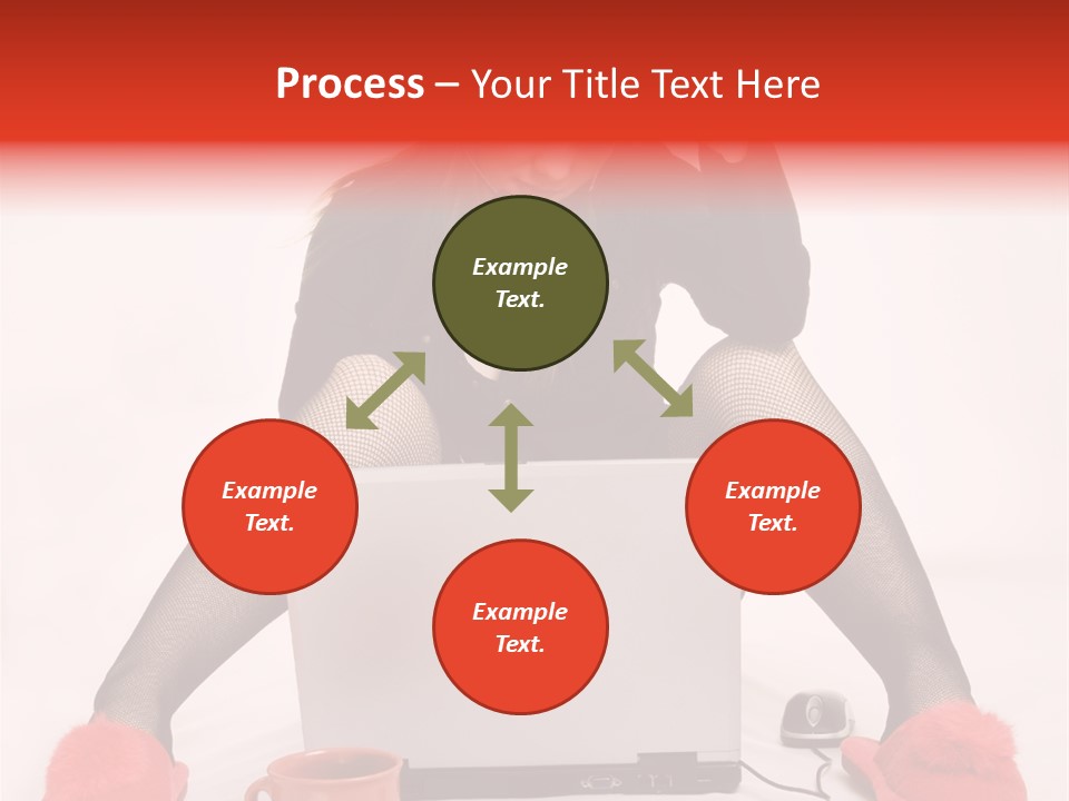 Multi Tasking Woman Balancing Life Work, Domestic Chores And Sensuality. PowerPoint Template