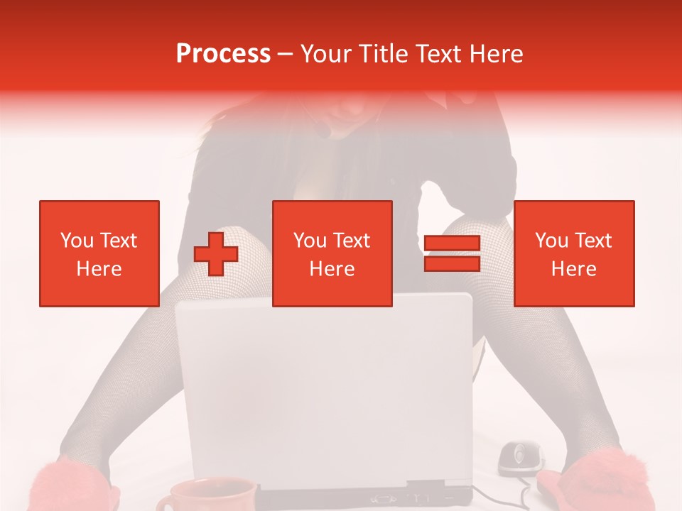 Multi Tasking Woman Balancing Life Work, Domestic Chores And Sensuality. PowerPoint Template
