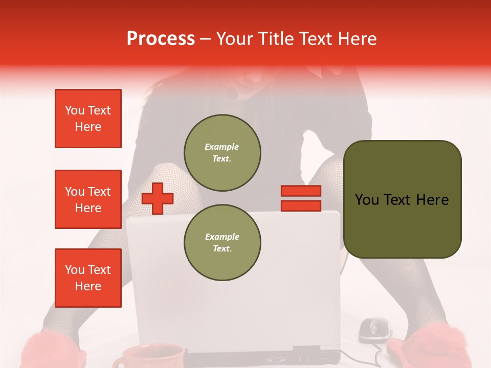 Multi Tasking Woman Balancing Life Work, Domestic Chores And Sensuality. PowerPoint Template