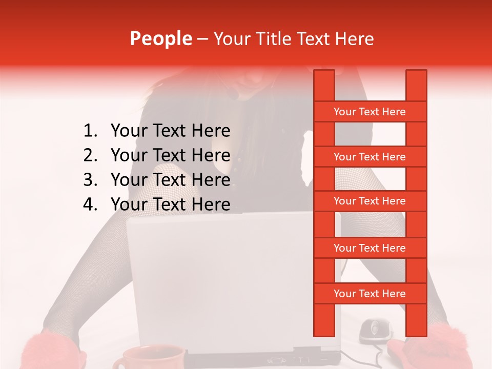 Multi Tasking Woman Balancing Life Work, Domestic Chores And Sensuality. PowerPoint Template