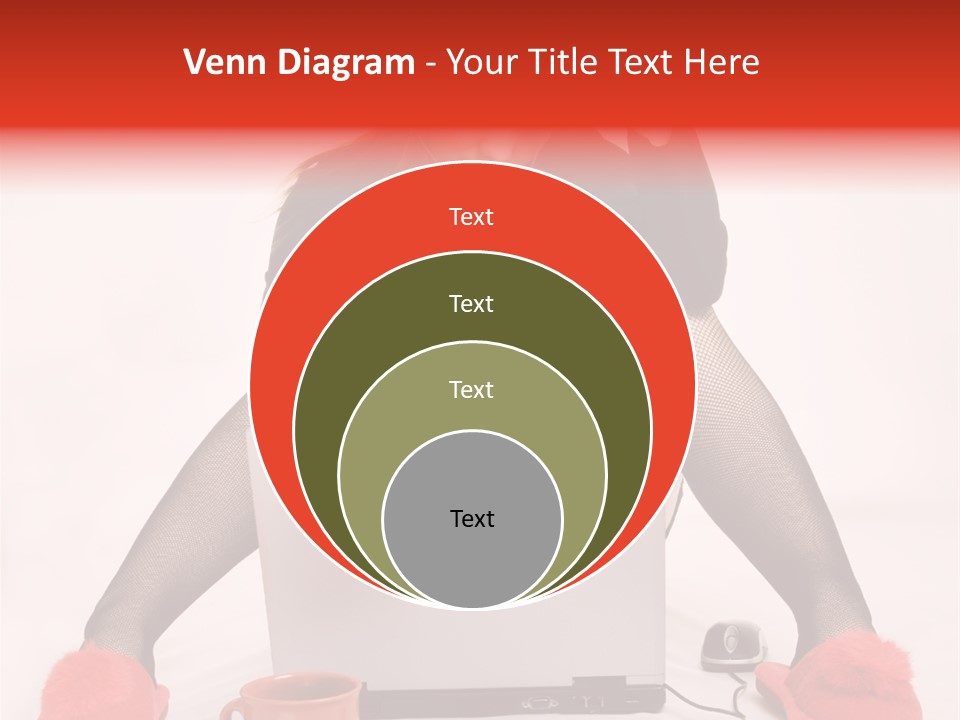 Multi Tasking Woman Balancing Life Work, Domestic Chores And Sensuality. PowerPoint Template