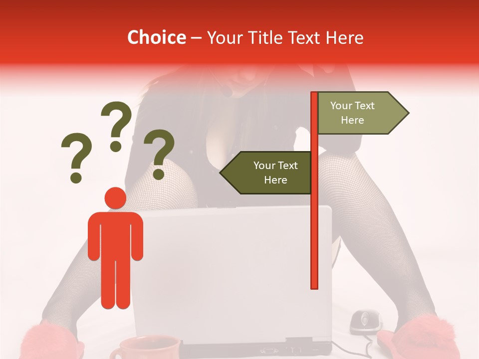 Multi Tasking Woman Balancing Life Work, Domestic Chores And Sensuality. PowerPoint Template