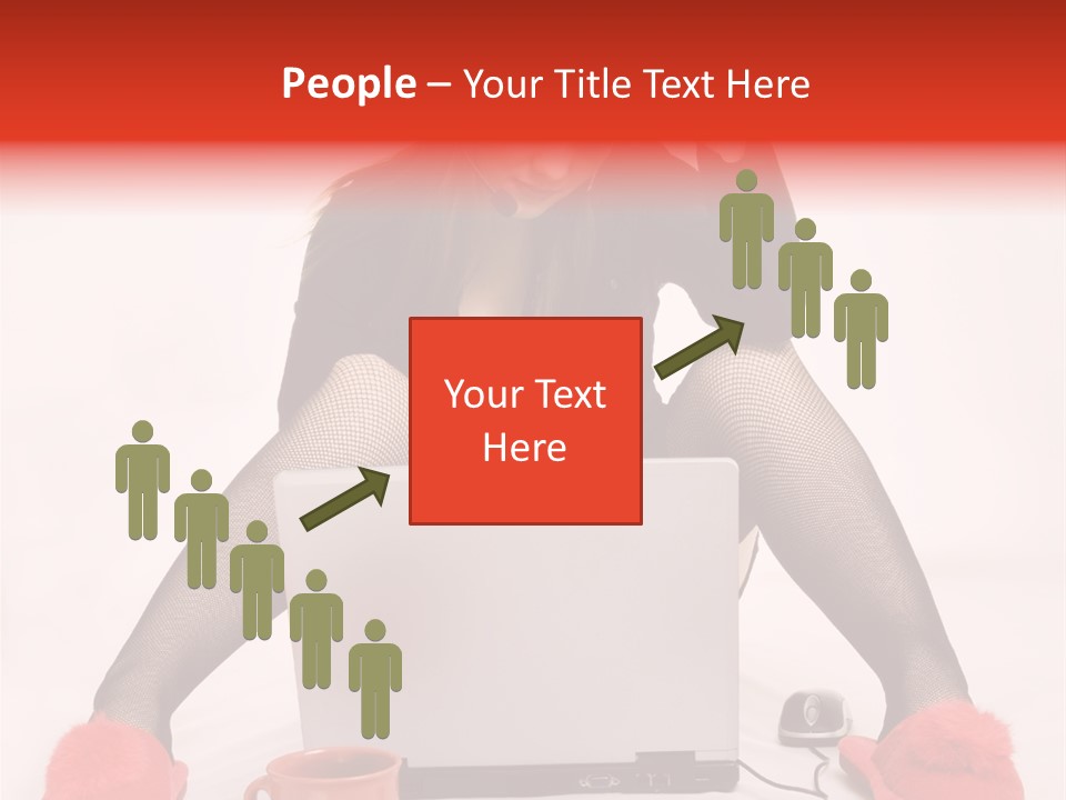 Multi Tasking Woman Balancing Life Work, Domestic Chores And Sensuality. PowerPoint Template