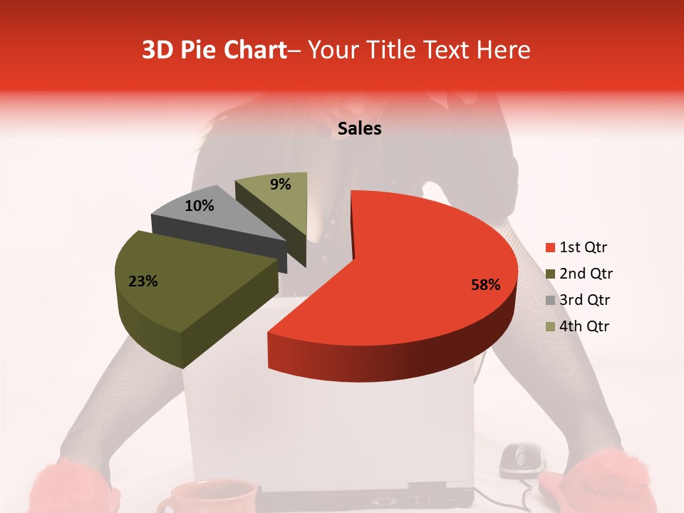 Multi Tasking Woman Balancing Life Work, Domestic Chores And Sensuality. PowerPoint Template