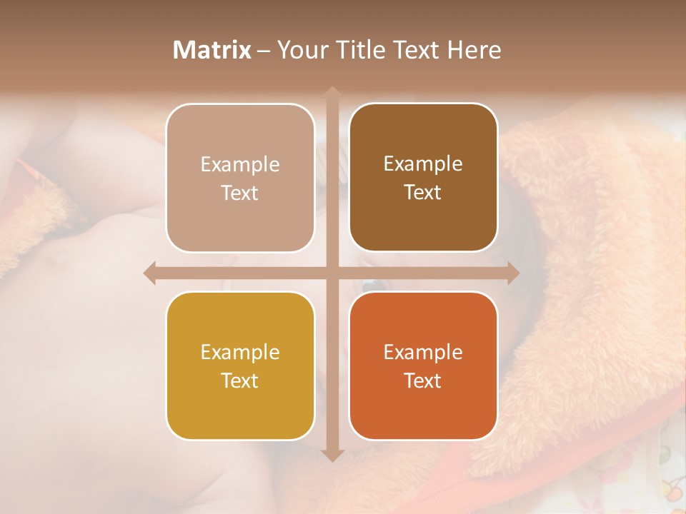 Mother Brushing Her Son With Comb PowerPoint Template