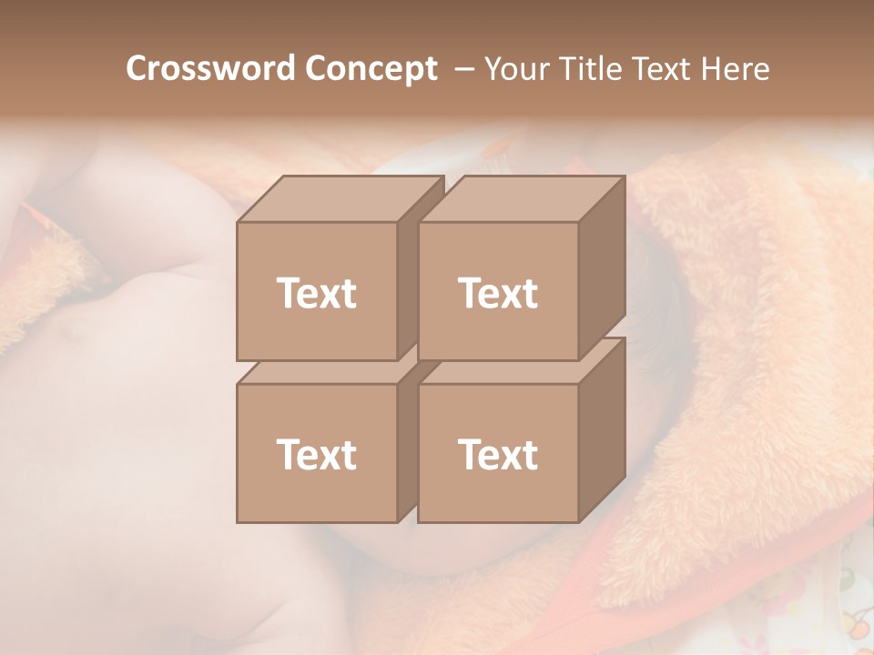 Mother Brushing Her Son With Comb PowerPoint Template