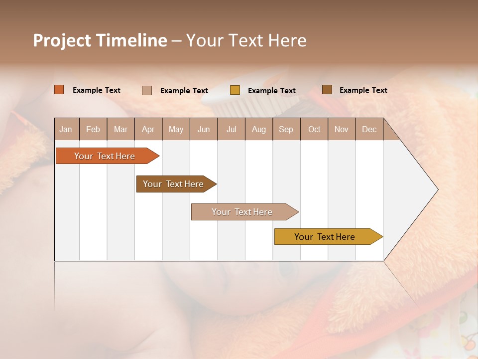 Mother Brushing Her Son With Comb PowerPoint Template