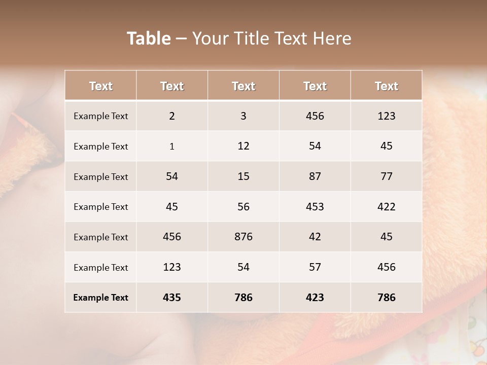 Mother Brushing Her Son With Comb PowerPoint Template