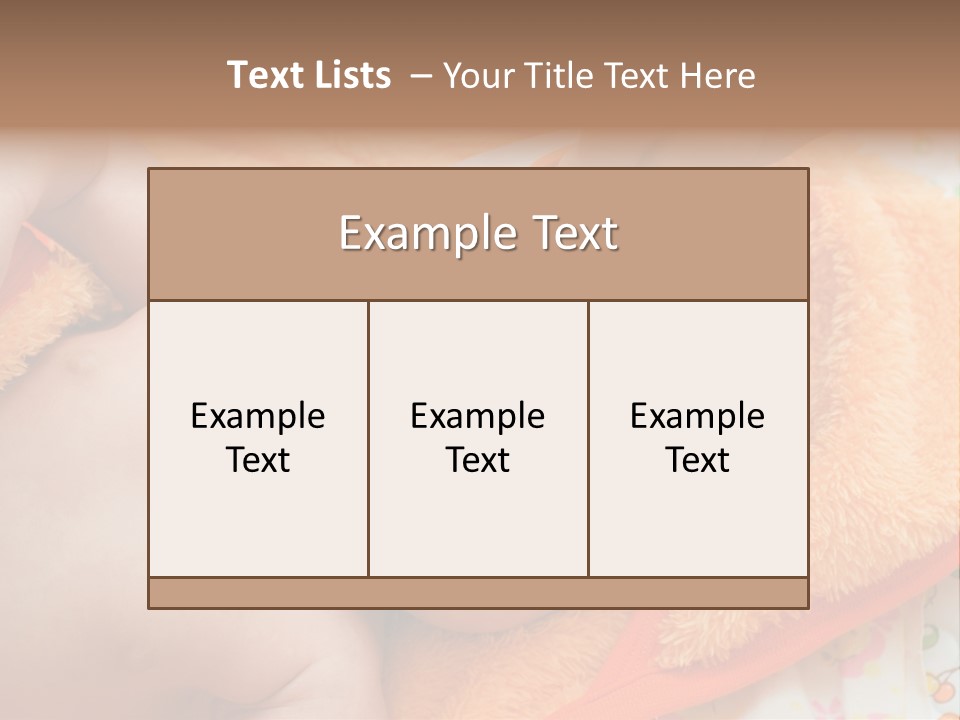 Mother Brushing Her Son With Comb PowerPoint Template