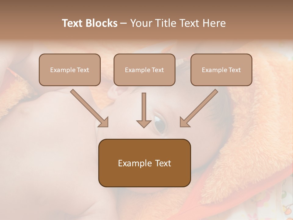 Mother Brushing Her Son With Comb PowerPoint Template