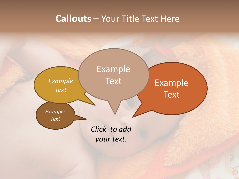 Mother Brushing Her Son With Comb PowerPoint Template