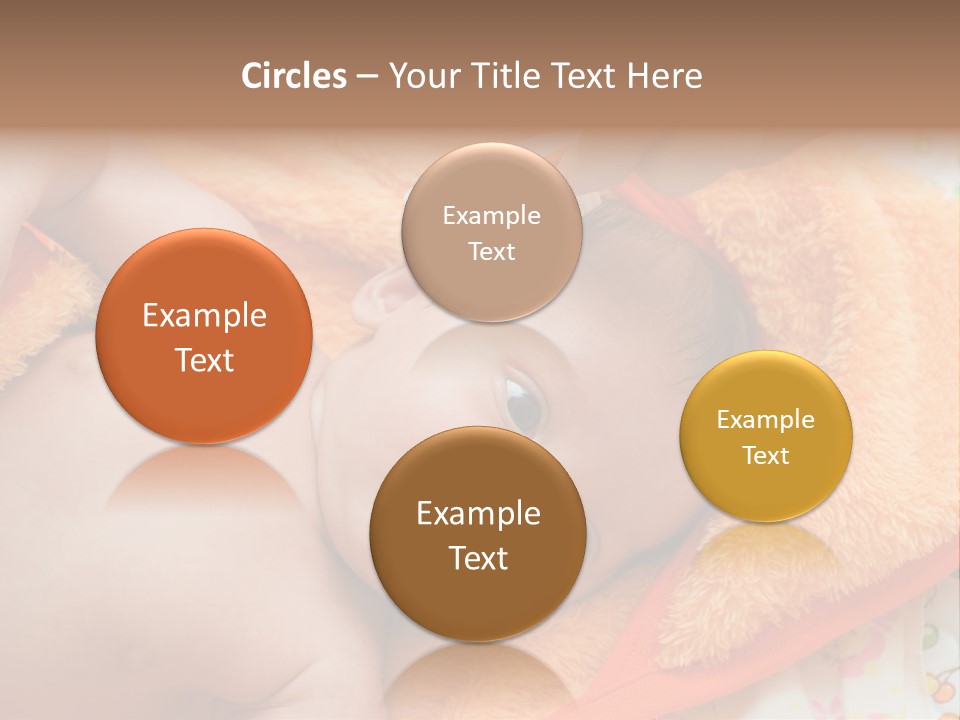 Mother Brushing Her Son With Comb PowerPoint Template