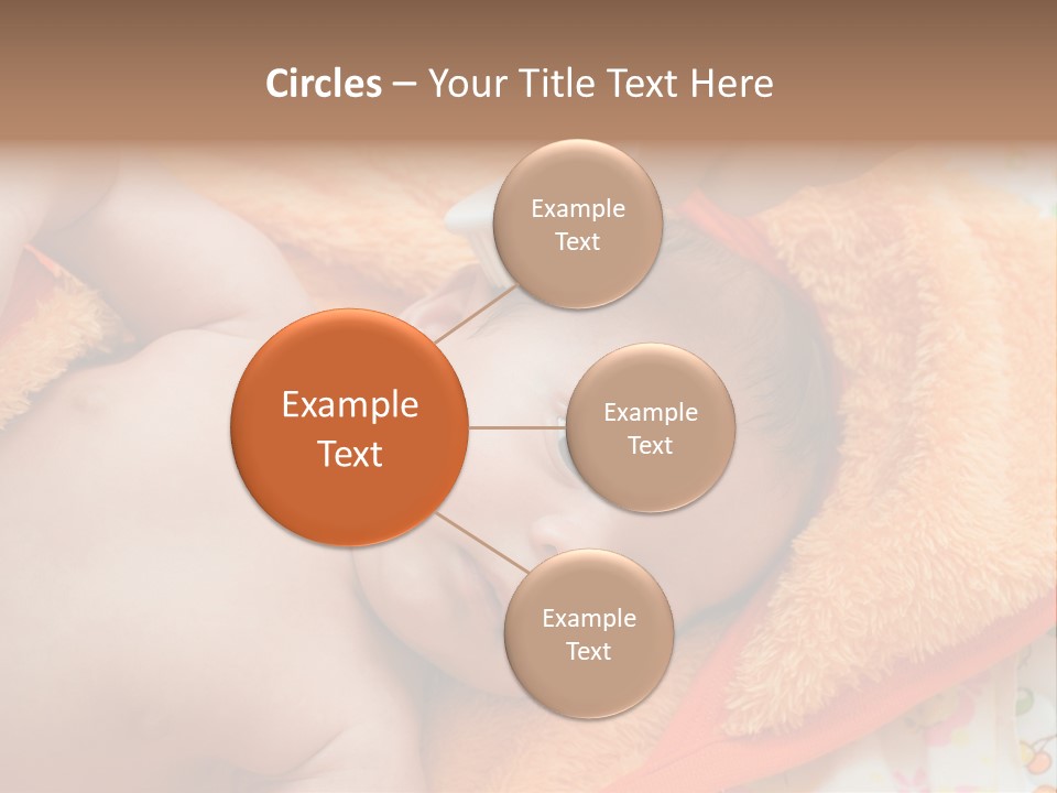 Mother Brushing Her Son With Comb PowerPoint Template