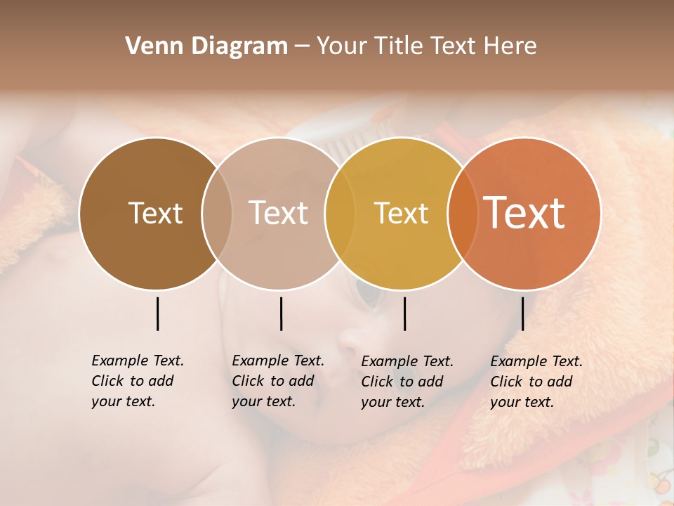 Mother Brushing Her Son With Comb PowerPoint Template