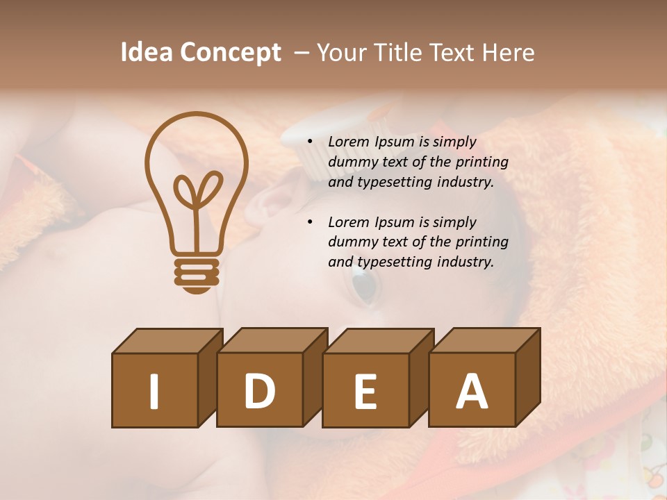 Mother Brushing Her Son With Comb PowerPoint Template