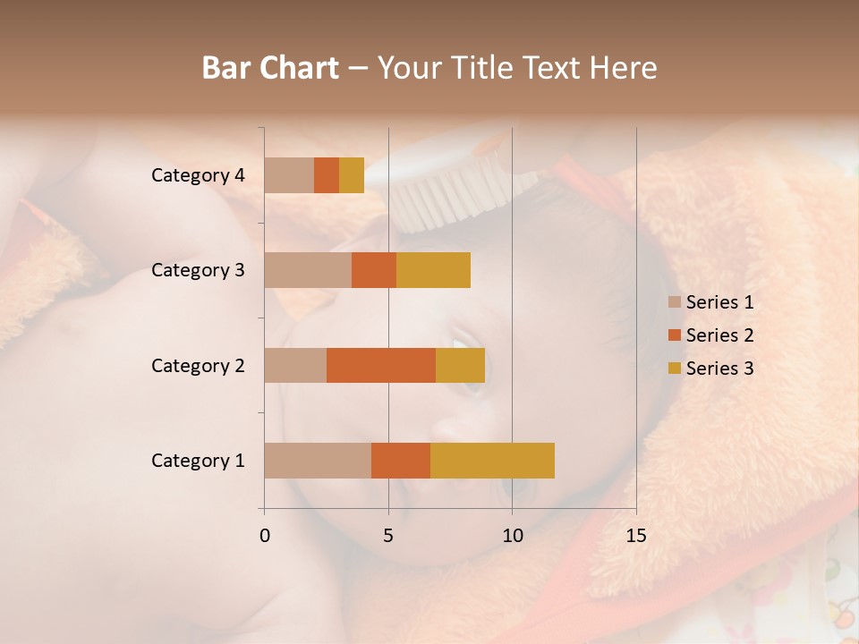 Mother Brushing Her Son With Comb PowerPoint Template