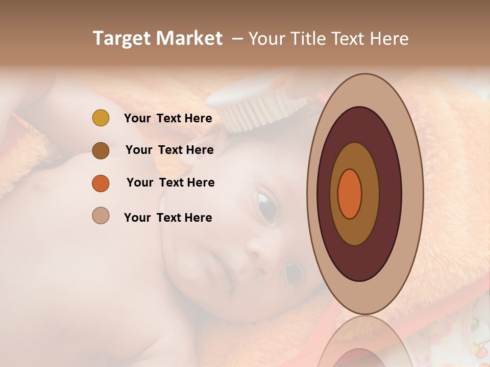 Mother Brushing Her Son With Comb PowerPoint Template